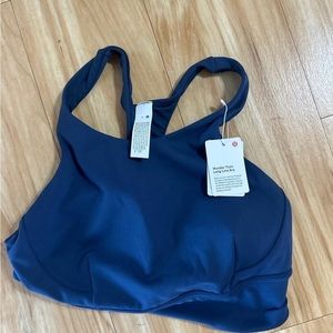 Lululemon Wunder Train Long Line Bra 
Navy blue color 
NWT 
Size 8